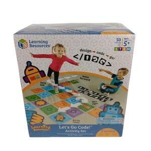 Learning Resources Lets Go Code Activity Set 50pc STEM Toy LER2835 Ages 5+ New